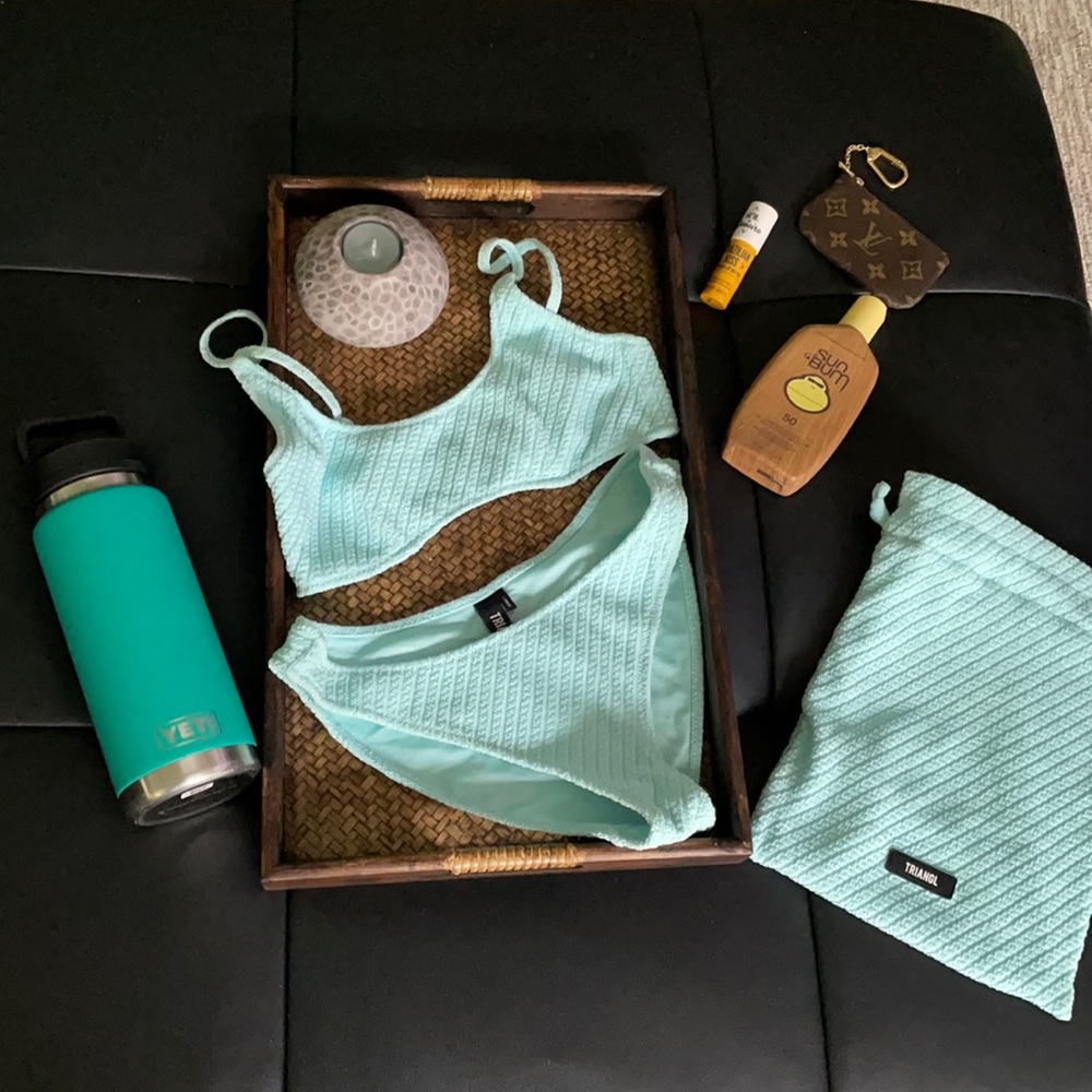 Triangl Maci aqua sky bikini